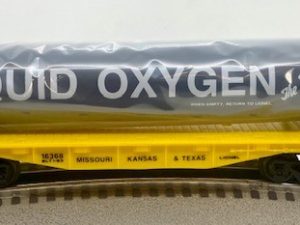 LIONEL 16368 MISSOURI KANSAS TEXAS LIQUID OXYGEN TANK CAR