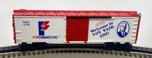 LIONEL 6-7817 1980 NEW YORK TOY FAIR BOXCAR