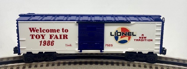 LIONEL 6-7525 1986 NEW YORK TOY FAIR BOXCAR