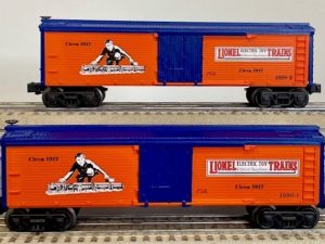 LIONEL 11849 LIONEL CENTENNIAL SERIES WOODSIDE REEFER - 4 PACK
