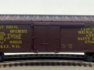 LIONEL 6-5706 LINDSAY BROTHERS  BINDER AND TWINE WOODSIDED REEFER