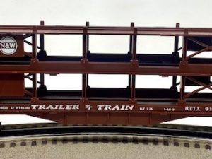 LIONEL 6-9129 NORFOLK AND WESTERN AUTO CARRIER - 3 TIER