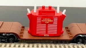 LIONEL 6-9233 DEPRESSED CENTER FLATCAR WITH TRANSFORMER
