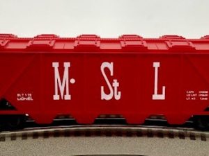 LIONEL 6-9213 MISSOURI AND ST. LOUIS COVERED QUAD HOPPER
