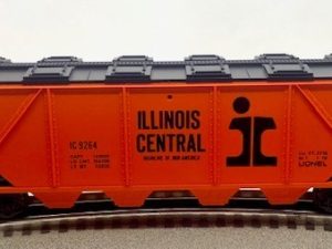 LIONEL 6-9264 ILLINOIS CENTRAL COVERED QUAD HOPPER