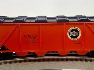 LIONEL 6-9286 BESSERMER AND LAKE ERIE COVERED QUAD HOPPER