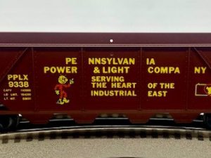 LIONEL 6-9338 PENNSYLVANIA POWER AND LIGHT QUAD HOPPER