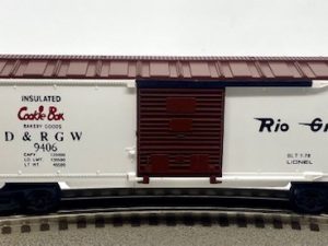 LIONEL 6-9406 DENVER AND RIO GRANDE WESTERN BOXCAR