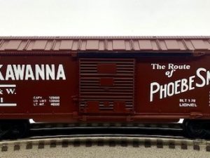 LIONEL 6-9411 LACKAWANNA PHOEBE SNOW BOXCAR