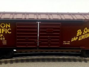 LIONEL 6-9468 UNION PACIFIC DOUBLE DOOR BOXCAR