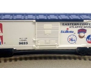 LIONEL 6-9623 NATIONAL BASKETBALL ASSOCIATION EASTERN BOXCAR
