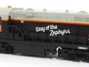 LIONEL 18569 CHICAGO BURLINGTON AND QUINCY GP9 DIESEL ENGINE