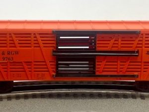 LIONEL 6-9763 DENVER AND RIO GRANDE RAILROAD STOCK CAR