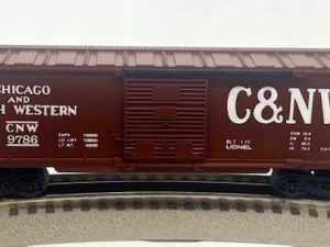 LIONEL 6-9786 CHICAGO AND NORTHWESTERN BOXCAR