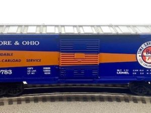 LIONEL 6-9783 BALTIMORE AND OHIO TIME SAVER BOXCAR