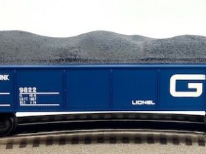 LIONEL 6-9822 GRAND TRUNK WESTERN GONDOLA WITH COAL LOAD - STANDARD O
