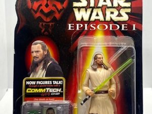 HASBRO STAR WARS QUI-GON JINN ACTION FIGURE - EPISODE 1