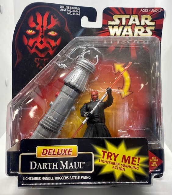 HASBRO STAR WARS DELUXE DARTH MAUL ACTION FIGURE - EPISODE 1