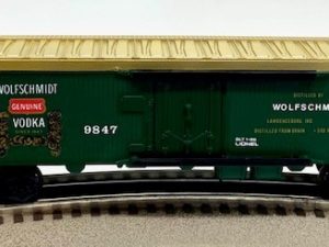 LIONEL 6-9847 WOLFSCHMIDT VODKA BILLBOARD REEFER