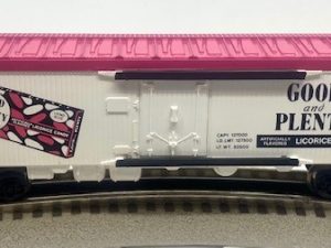 LIONEL 6-9878 GOOD AND PLENTY CANDY BILLBOARD REEFER