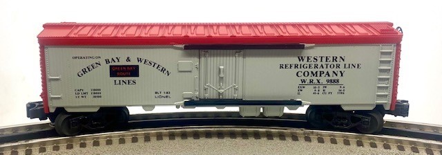 LIONEL 6-9888 GREEN BAY AND WESTERN REEFER