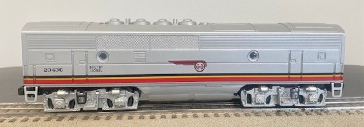 LIONEL 18136 SANTA FE F3 B UNIT DIESEL ENGINE