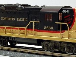 LIONEL 8666 NORTHERN PACIFIC GP-9 DIESEL ENGINE