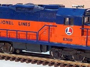 LIONEL 8380 LIONEL LINES SD-28 FLAT TOP DIESEL ENGINE
