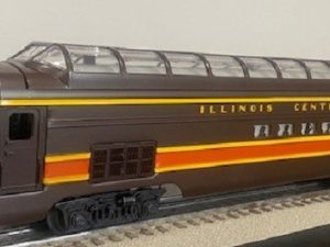 LIONEL 19129 ILLINOIS CENTRAL FULL VISTA DOME CAR