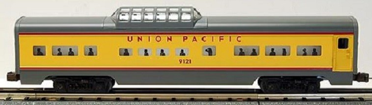 LIONEL 19121 UNION PACIFIC VISTA DOME CAR