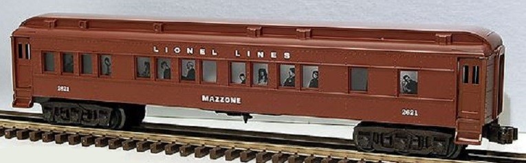 LIONEL 19075 LEGENDS OF LIONEL MAZZONE MADISON COACH CAR