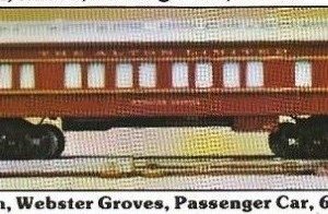 LIONEL 6-9557 CHICAGO AND ALTON LIMITED PASSENGER CAR