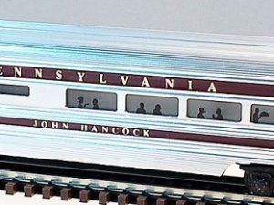 LIONEL 7208 PENNSYLVANIA RAILROAD ALUMINUM JONH HANCOCK DINER CAR