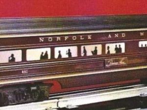 LIONEL 6-7203 WITH 6-9562 THRU 6-9567 NORFOLK AND WESTERN SET OF 7 PASSENGER CARS