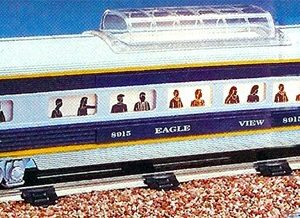 AMERICAN FLYER 48915 MISSOURI PACIFIC EAGLE VIEW VISTA DOME CAR