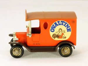 Lledo Days Gone DG060 1912 Model T" Van - Ovaltine with Brown Roof"