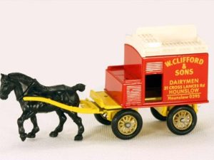 Lledo Days Gone DG023 Horse Drawn Clifford Dairy Milk Wagon