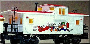 LIONEL 19723 DISNEY EXTENDED VISION CABOOSE