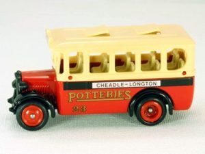 Lledo Days Gone DG105 1935 Model A" Ford Potteries Bus"