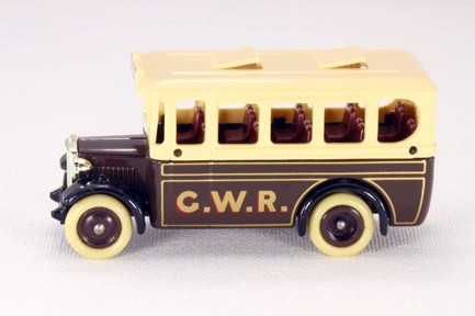 Lledo Days Gone DG106 1935 Model A" Ford Bus Great Western Rail"