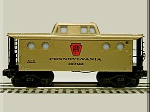 LIONEL 19702 PENNSYLVANIA BRONZE PORTHOLE CABOOSE