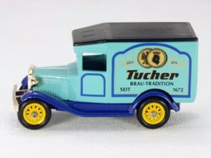 Lledo Days Gone DG132 Model A" Van Tucher Blue"