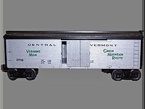LIONEL 5716 CENTRAL VERMONT WOODSIDE REEFER