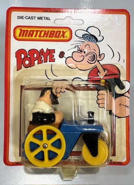 MATCHBOX CS-14 BLUTO'S ROAD ROLLER DIE CAST VEHICLE